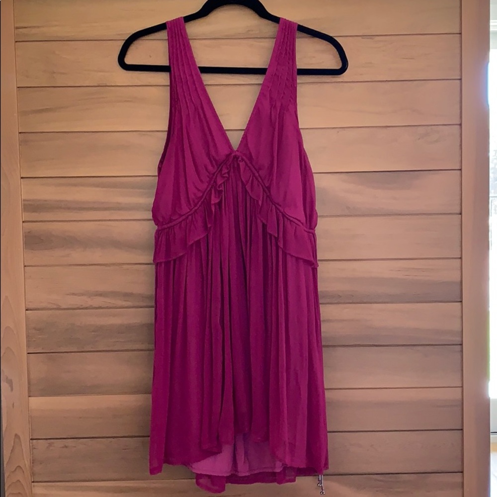 Pink free people dress